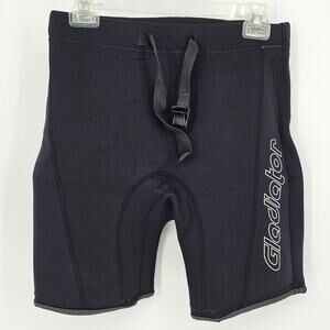 Gladiator Black Diving Scuba Surf Snorkeling Wetsuit Beach Shorts Youth 14